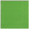 25 SERVIETTES PAPIER CRYSTAL VERT POMME 33 X 33 CM