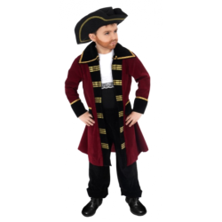 DEGUISEMENT PIRATE GARCON CAPTAIN EDWARD TAILLE 140 CM 