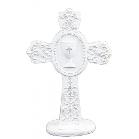 FIGURINE CROIX COMMUNIANT RESINE 10.3 X 4.4 X 15.3 CM 