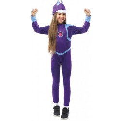DEGUISEMENT ENFANT PETRONIX DEFENDER VIOLET TAILLE 7-9 ANS
