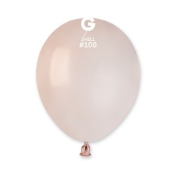 50 BALLONS COQUILLE BIO LATEX 13CM 