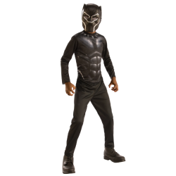 DEGUISEMENT SUPERHEROS BLACK PANTHER TAILLE 7-10 ANS