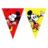 GUIRLANDE PAVILLONS MICKEY 2.3 METRES ROUGE ET JAUNE