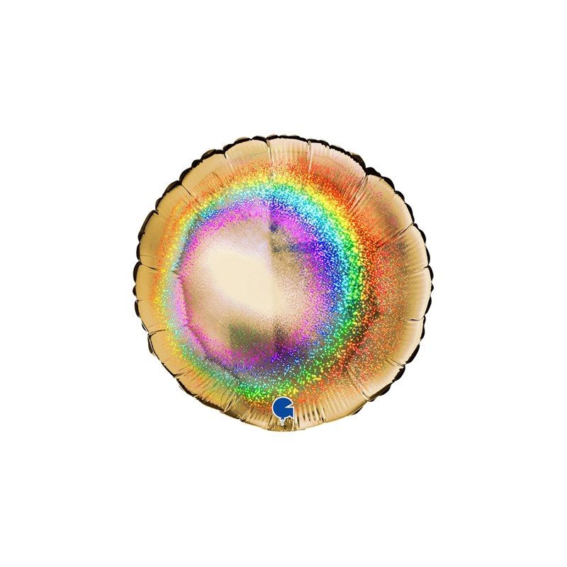 BALLON METALLIQUE ROND GLITTER OR 46CM BALLON METALLIQUE ROND GLITTER OR 46CM
