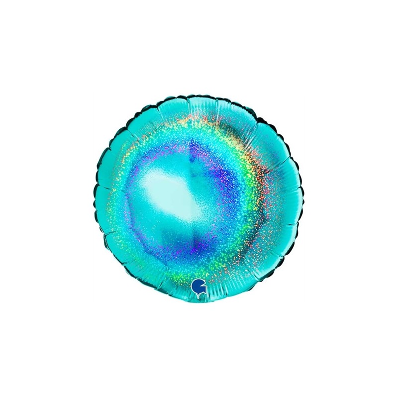 BALLON METALLIQUE ROND GLITTER TIFFANY 46CM BALLON METALLIQUE ROND GLITTER TIFFANY 46CM