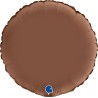BALLON METALLIQUE ROND CHOCOLAT 46CM 