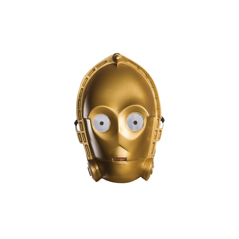 MASQUE VACUFORM C3PO ADULTE STAR WARS