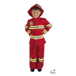 DEGUISEMENT ENFANT POMPIER TAILLE 5-6 ANS 
