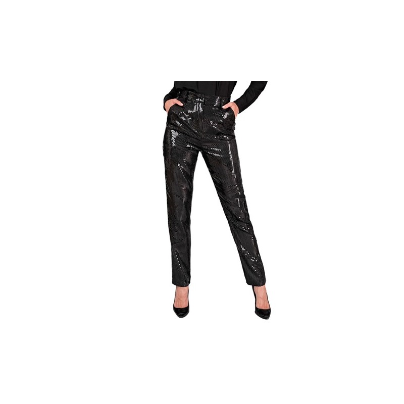 DEGUISEMENT PANTALON FEMME SEQUIN NOIR TAILLE L DEGUISEMENT PANTALON FEMME SEQUIN NOIR TAILLE L