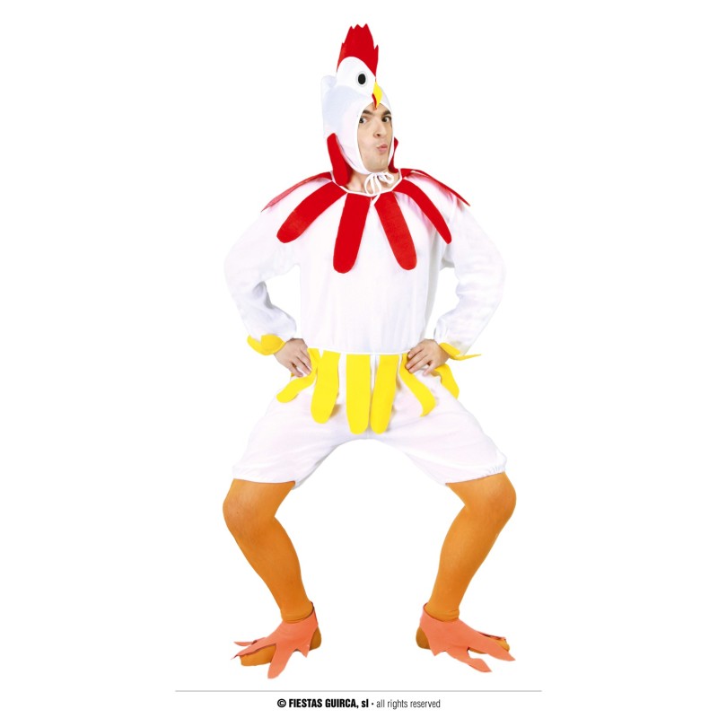 DEGUISEMENT POULE OU POULET BLANCHE TAILLE M DEGUISEMENT POULE OU POULET BLANCHE TAILLE M