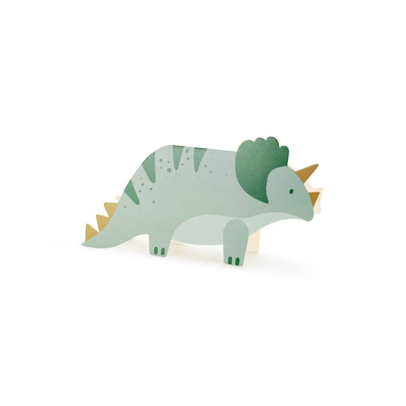 6 CARTES D'INVITATIONS DINOSAURES 18.5 X 9.4 CM 6 CARTES D'INVITATIONS DINOSAURES 18.5 X 9.4 CM
