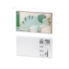 6 CARTES D'INVITATIONS DINOSAURES 18.5 X 9.4 CM 