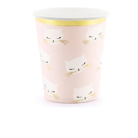 6 GOBELETS CHAT 200 ML