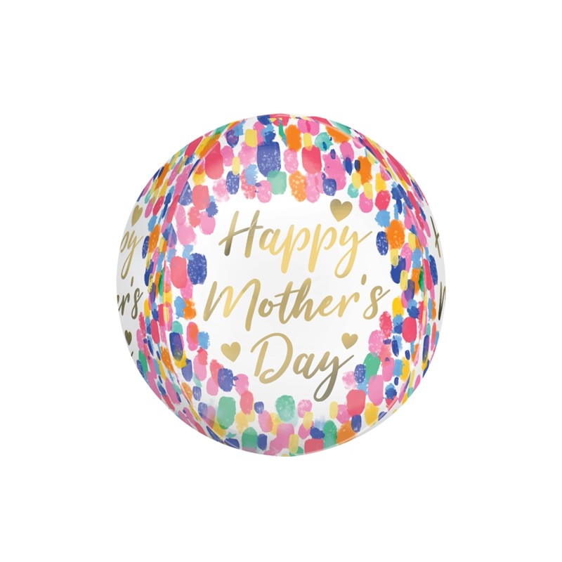 BALLON METALLIQUE ORBZ 38CM HAPPY MOTHER'S DAY BALLON METALLIQUE ORBZ 38CM HAPPY MOTHER'S DAY