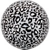 BALLON METALLIQUE ORBZ 38CM X 40CM LEOPARD DES NEIGES 
