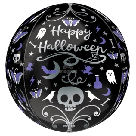 BALLON METALLIQUE ORBZ 38CM X 48CM HAPPY HALLOWEEN 