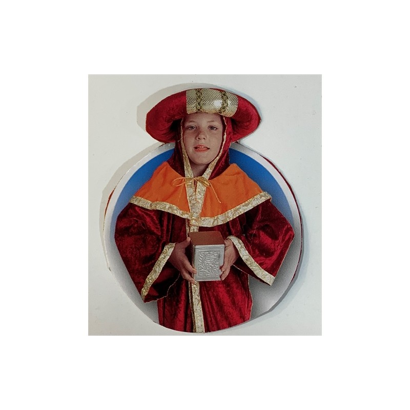 DEGUISEMENT ROI MAGE COULEUR BORDEAUX TAILLE 6-8 ANS DEGUISEMENT ROI MAGE COULEUR BORDEAUX TAILLE 6-8 ANS