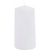 BOUGIE CYLINDRIQUE BLANC 4 CM X 6 CM 