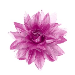 FLEURS POUR CHEVEUX ROSE FUCHSIA