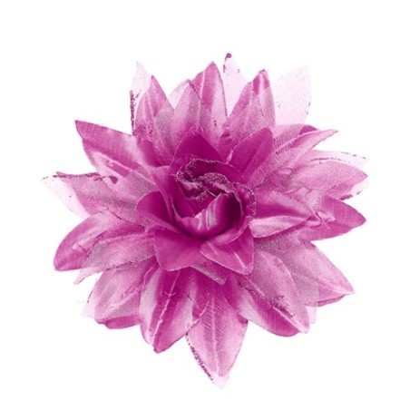 FLEURS POUR CHEVEUX ROSE FUCHSIA