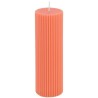 BOUGIE PILIER CANNELEE TANGERINE LADY DIA 5 CM X 15 CM 