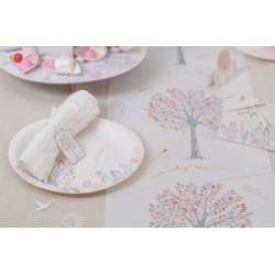 8 ASSIETTES MON BAPTEME 23 CM 