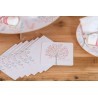 8 CARTES DE REMERCIEMENT + ENVELOPPES MON BAPTEME 10 CM X 10 CM 