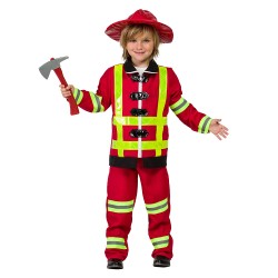 DEGUISEMENT ENFANT POMPIER TAILLE 3-4 ANS 