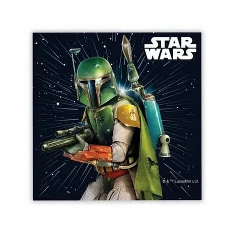 16 SERVIETTES PAPIER STAR WARS 33 X 33 CM 16 SERVIETTES PAPIER STAR WARS 33 X 33 CM