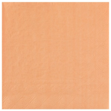 25 SERVIETTES PAPIER CRYSTAL CORAIL OU PECHE COL 22 33 X 33 CM
