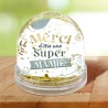 BOULE A NEIGE MERCI D'ETRE UNE SUPER MAMIE