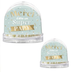 BOULE A NEIGE MERCI D'ETRE UN SUPER PAPY