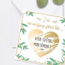4 CARTES A GRATTER ANNONCE DE TEMOIN