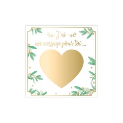 4 CARTES A GRATTER ANNONCE DE TEMOIN