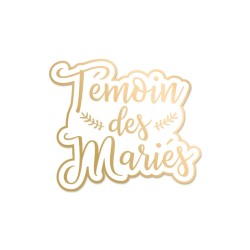 BROCHE TEMOIN DES MARIES