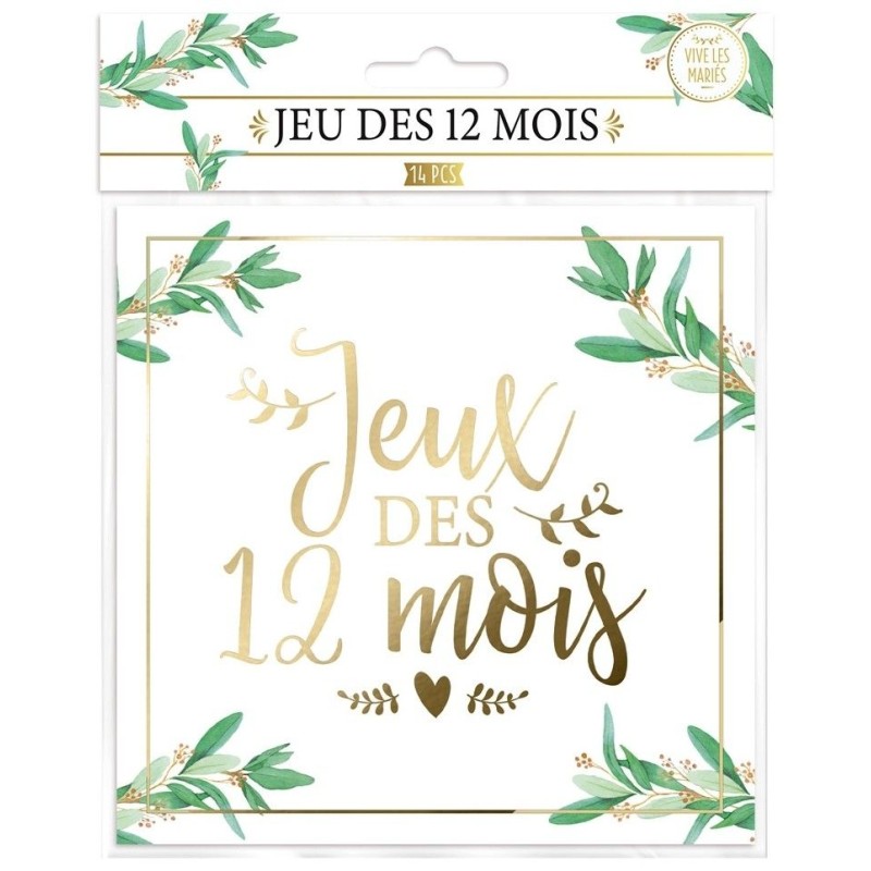 JEU DES 12 MOIS 14 PIECES JEU DES 12 MOIS 14 PIECES