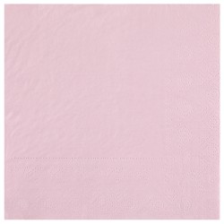 25 SERVIETTES PAPIER CRYSTAL ROSE CLAIRE COL 8 33 X 33 CM