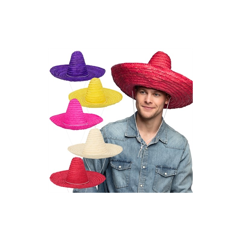 CHAPEAU SOMBRERO COULEURS ASSORTIS CHAPEAU SOMBRERO COULEURS ASSORTIS