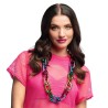 COLLIER DE CHAINE MULTICOLORE 