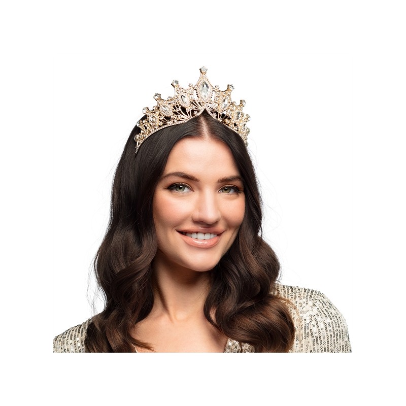 DIADEME TIARE ROYAL LADY OR ET ROSE DIADEME TIARE ROYAL LADY OR ET ROSE