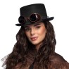 CHAPEAU HAUT DE FORME STEAMPUNK AVEC LUNETTES ( STEAMGOGGLES )