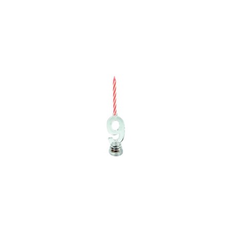 BOUGIE LED CHIFFRE 9