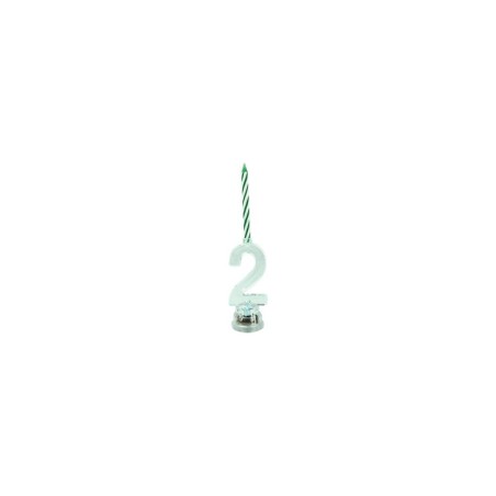 BOUGIE LED CHIFFRE 2