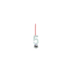 BOUGIE LED CHIFFRE 5