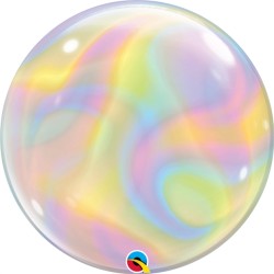 BALLON BUBBLE IRIDESCENT 56 CM 