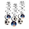6 GUIRLANDES SUSPENTIONS SWIRL FOOT 60 CM 