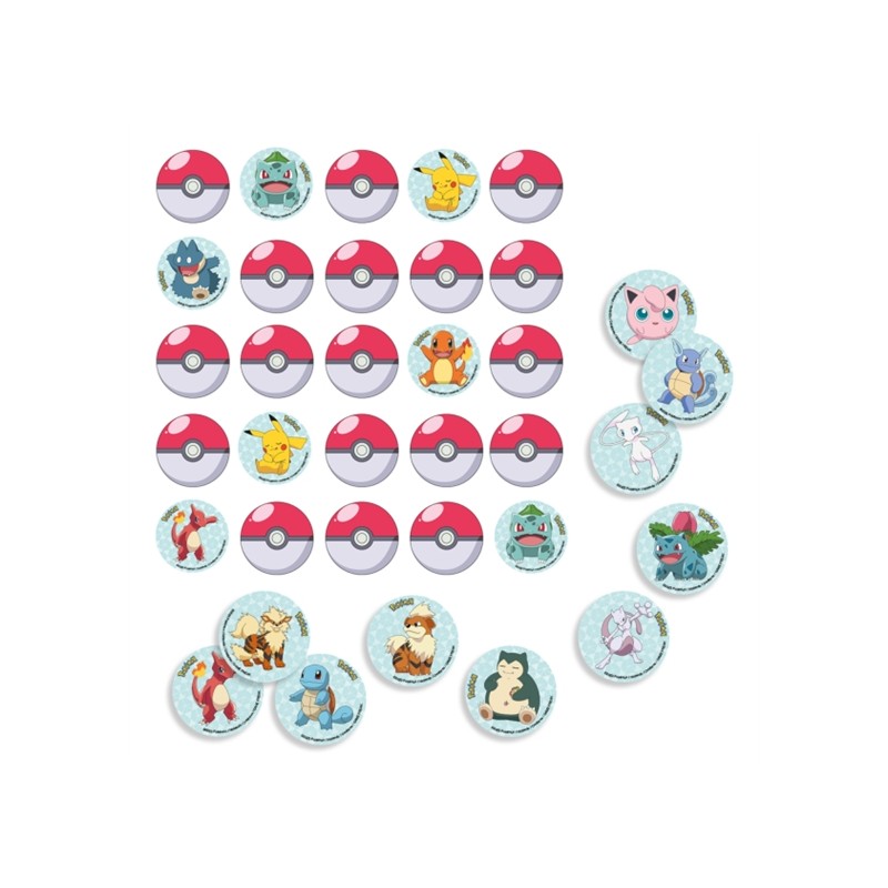 JEU D'ASSOCIATION POKEMON 32 CARTES - JEU A PINATA 4 CM