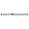 GUIRLANDE LETTRES HAPPY BIRTHDAY FOOT BALLONS ET COUPE 180 X 13.5 CM 