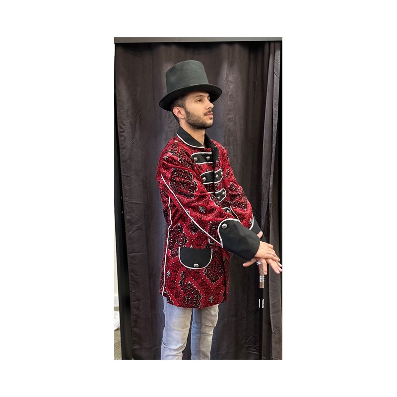 DEGUISEMENT VESTE ROUGE ET NOIR TAILLE STANDARD DEGUISEMENT VESTE ROUGE ET NOIR TAILLE STANDARD