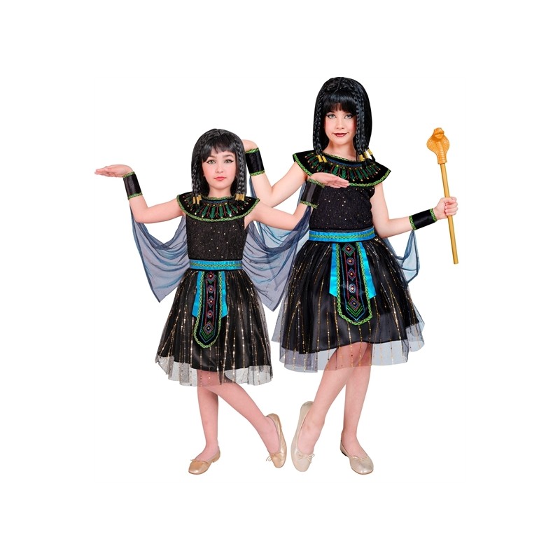 DEGUISEMENT ENFANT EGYPTIENNE NOIRE COURTE TAILLE 116 CM DEGUISEMENT ENFANT EGYPTIENNE NOIRE COURTE TAILLE 116 CM
